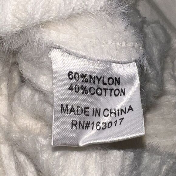 Princess Polly Cropped Jessica Sweater Cream Stretch Plush Cinch Womens S/M - Picture 5 of 7